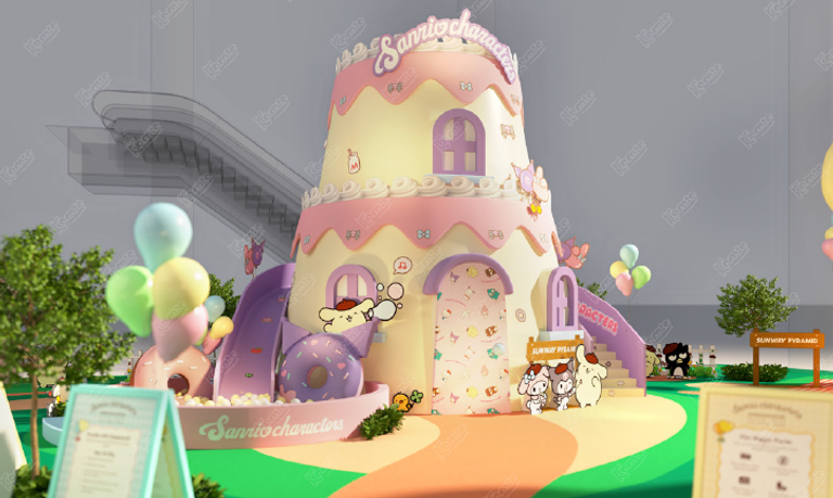 Big and Sweet Cake House photo op