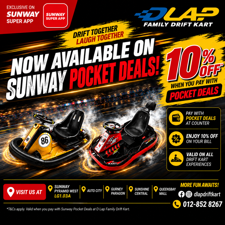 D Lap Family Drift Kart Wall of Deals promotion visual