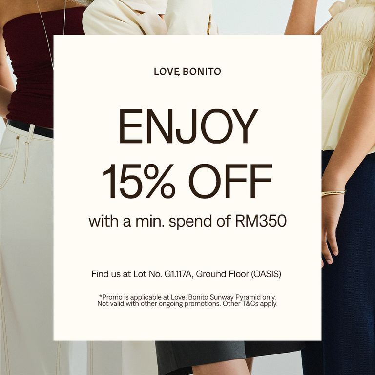 Love Bonito Wall of Deals promotion visual