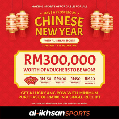 Get Lucky Ang Pow | by Al-Ikhsan Sport @ Sunway Pyramid