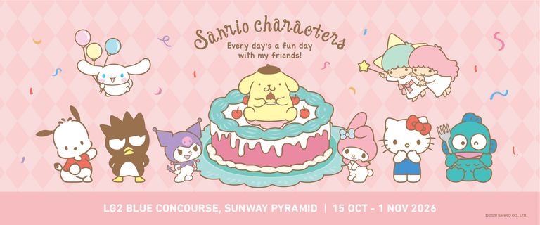 Sanrio Pompompurin 30th Anniversary at Sunway Pyramid