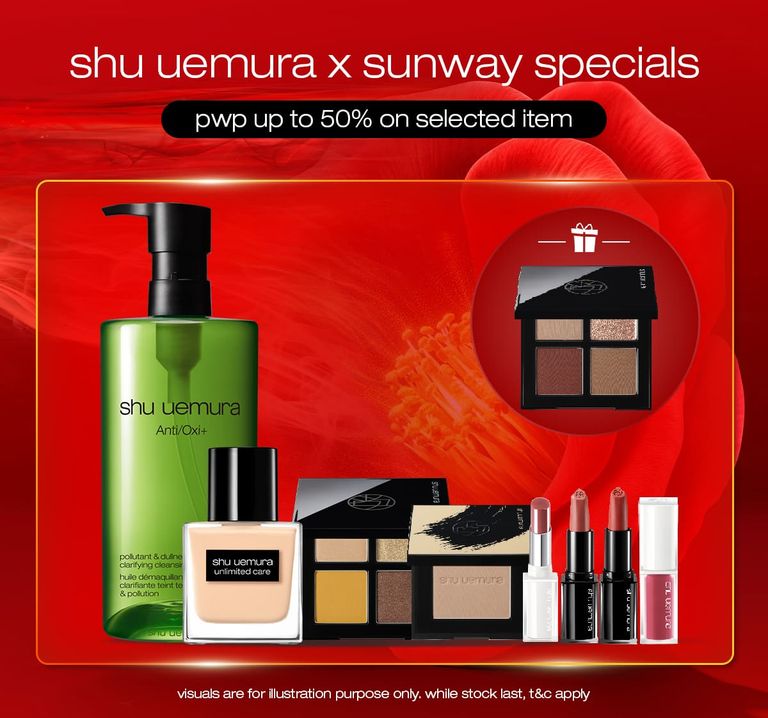 Shu Uemura Wall of Deals promotion visual