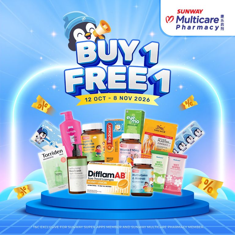 Sunway Multicare Wall of Deals promotion visual