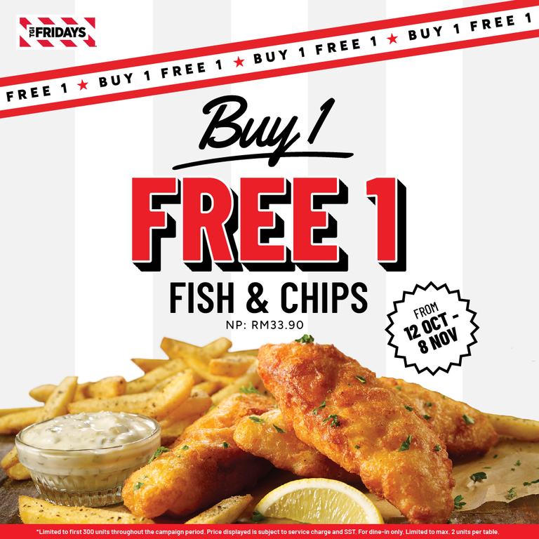 TGI Fridays Wall of Deals promotion visual