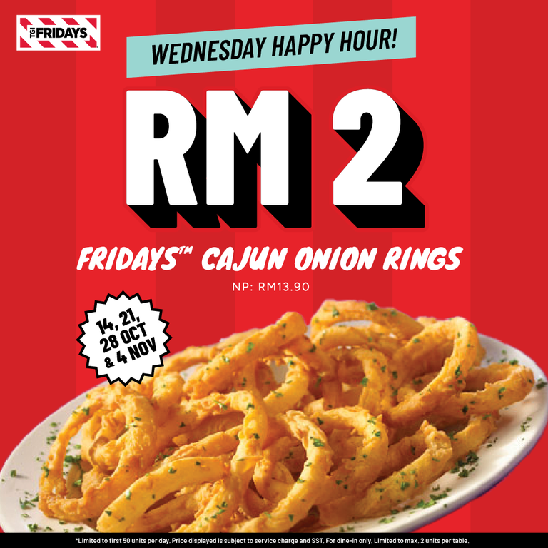 TGI Fridays Wall of Deals promotion visual