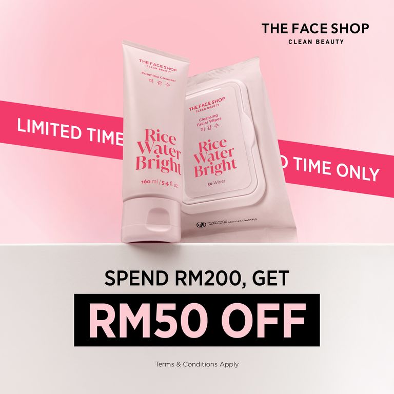 The Face Shop Wall of Deals promotion visual
