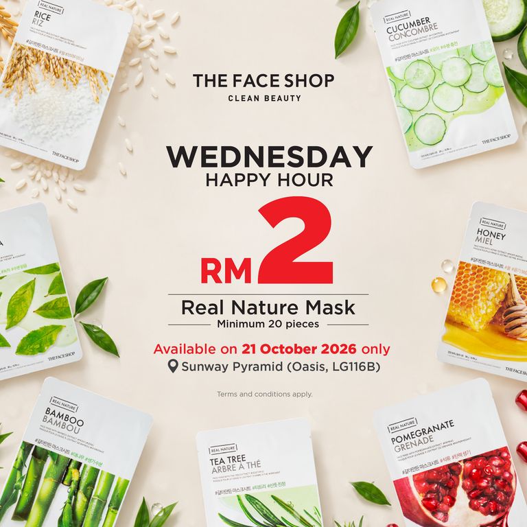 The Face Shop Wall of Deals promotion visual